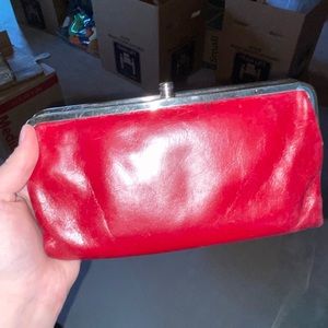 Lightly Used HOBO Wallet - Red